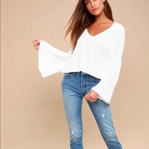 Free People Bell Sleeve Sweater